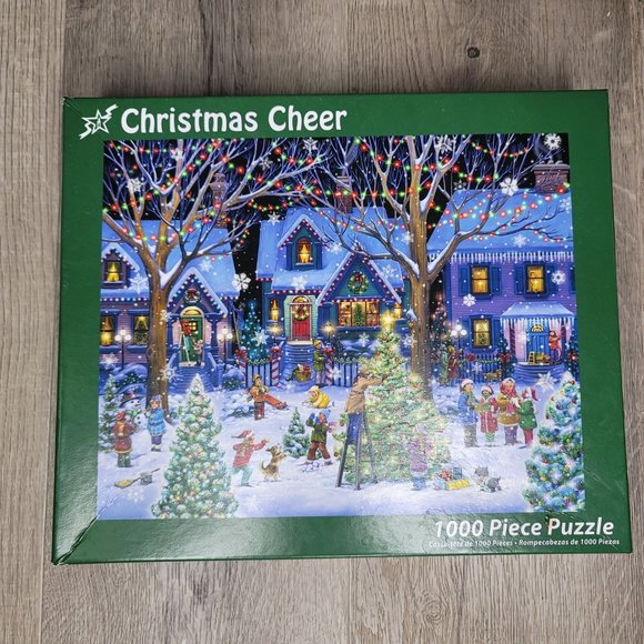 Vermont Christmas Randy Wollenmann Christmas Cheer 1000 Piece Jigsaw Puzzle - Picture 2 of 4